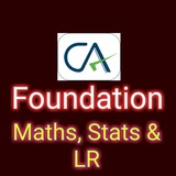 P3 Maths,Stats,LR : CA Foundation