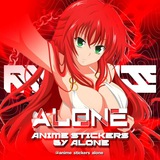 Anime stickers by alone