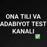 ONA TILI VA ADABIYOT | ʳᵃˢᵐⁱʸ ᵏᵃⁿᵃˡⁱ