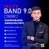 Suhrob Academy | IELTS 8.5