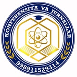 Konferensiya va jurnallar.