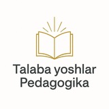 Talaba yoshlar Pedagogika