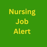 Nursing Job Alert