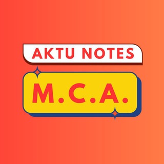 AKTU MCA Notes