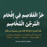 حز الغلاصم في إفحام المرجئ المخاصم