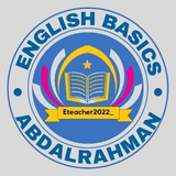 أساسيات اللغة الانجليزية