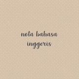 Nota Bahasa Inggeris