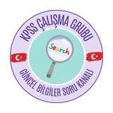 KPSS Çalışma Grubu Güncel Bilgiler Soru Kanalı 📚