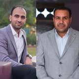 الأستاذ حسين جدوع والدكتور مسلم سعد