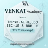 VENKAT ACADEMY TNPSC AE / GS civil quiz ♥️