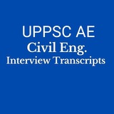 UPPSC AE CIVIL ENGINEERING INTERVIEW TRANSCRIPTS(DOUBT MASTER)