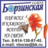 Борзинская газета 🗞