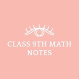 Class 9th math notes