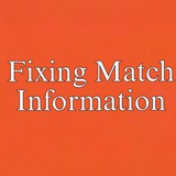 Fixing Match Information