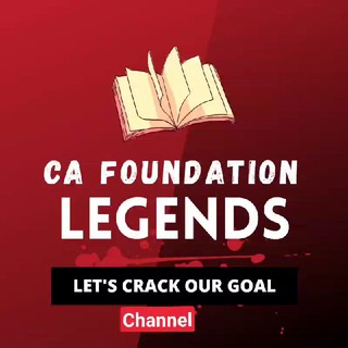 CA FOUNDATION LEGENDS ๐ฅ โ <i class="emoji" style="backgr