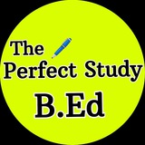 The Perfect Study B.Ed