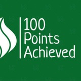 100 points achieved