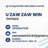 U Zaw Zaw Win - Physics