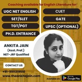 The Ankita Jain (UGC NET English/SET/CUET/GATE/PH.D/TGT/PGT/DSSSB)