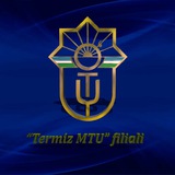 "TERMIZ MTU" filiali Rasmiy kanali