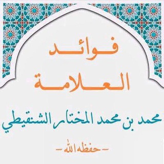 فوائد العلامة الشنقيطي