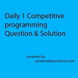 Competitive Programming