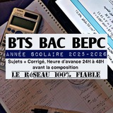 Épreuve écrite BTS_BAC_BEPC 2026 Réseau 100% Admis