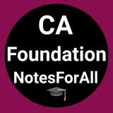 CA Foundation NotesforAll ✅