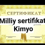 ⚜️ MILLIY SERTIFIKAT ⚜️