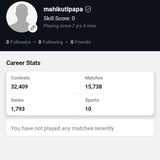 MAHI FANTASY (SINCE 2018) - CAPTAIN COOL FANTASY - DREAM11 VISION11 CRICINFORMER STATS GURUJI