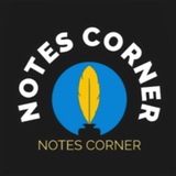 NOTES CORNER....