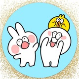 Spoiled rabbit and smiley