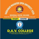 VMOU SC DAV College SriGanganagar