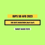 IBPS AFO 2023-24 100 Days Marathon Target Batch By Indian IQ