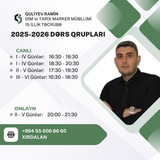Ramin Quliyev - Tarix Müəllimi 🇦🇿