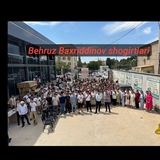 Behruz Baxriddinov rasmiy kanal