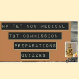 HP Tet Non Med and TGT COMMISSION non medical exams Preparation 2024-2025