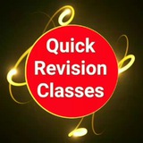Quick Revision Classes