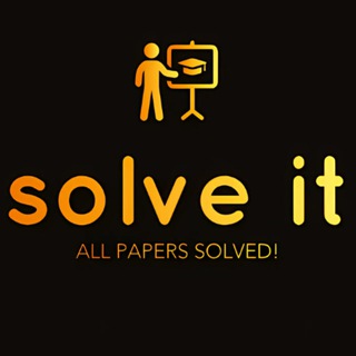 Solve it โ