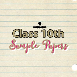Class 10th Sample Paper