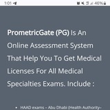 Prometric exams materials