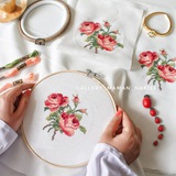 🌸 پترن گلدوزی و شماره دوزی نفیس 🌸