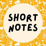 Chemistry Short NOTES