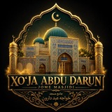 Xo’ja Abdu Darun Jome Masjidi ☪️