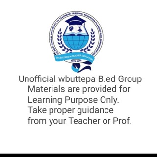 BSAEU WBUTTEPA PDF bed_pdf_notes unOfficial