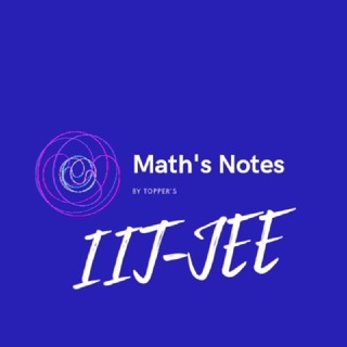 Maths notes for jee