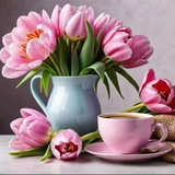 لكِ سيدتي 🌷 🩷 .
