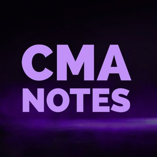 • CMA notes •