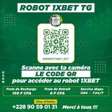 CANAL ROBOT 1XBET TG ๐ค