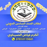 اكرم فياض الحسيناوي ( الثالث صناعي والحاسوب والزراعي والفنون التطبيقية والتجاري )